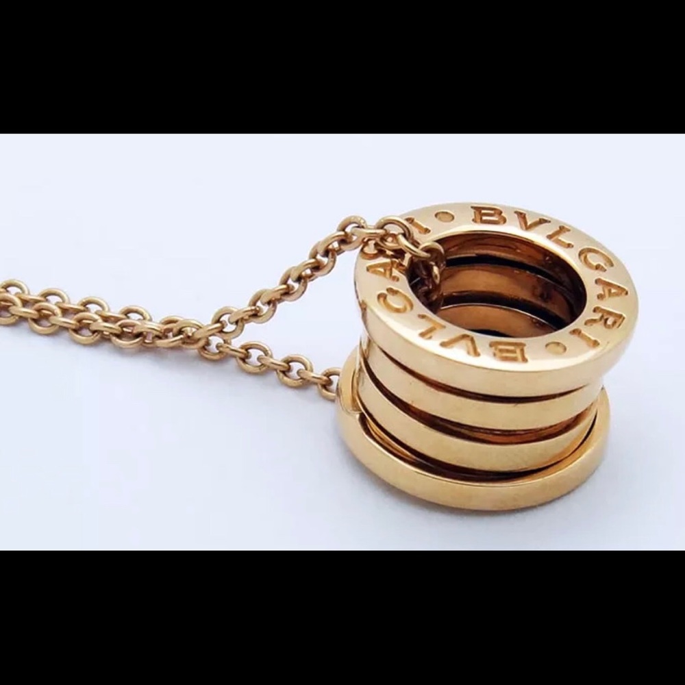 Bulgari  B.Zero1  Rose Gold  Chain  Necklace